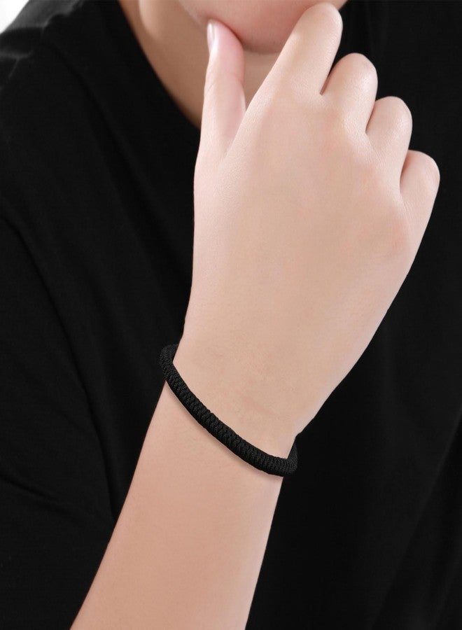 VDKIDKT Red/Black Lucky Bracelet for Women Men, Kabbalah Red/Black String Bracelet for Protection, Tibetan Buddhism Vajra Knot Protection Bracelet with a Talisman - Image 4